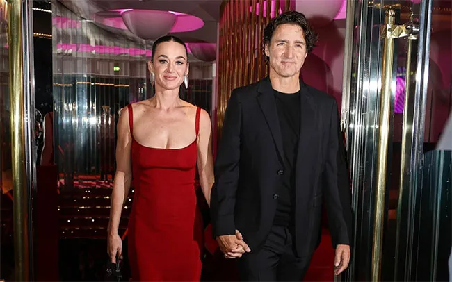 Katy Perry and Justin Trudeau make public appearance together