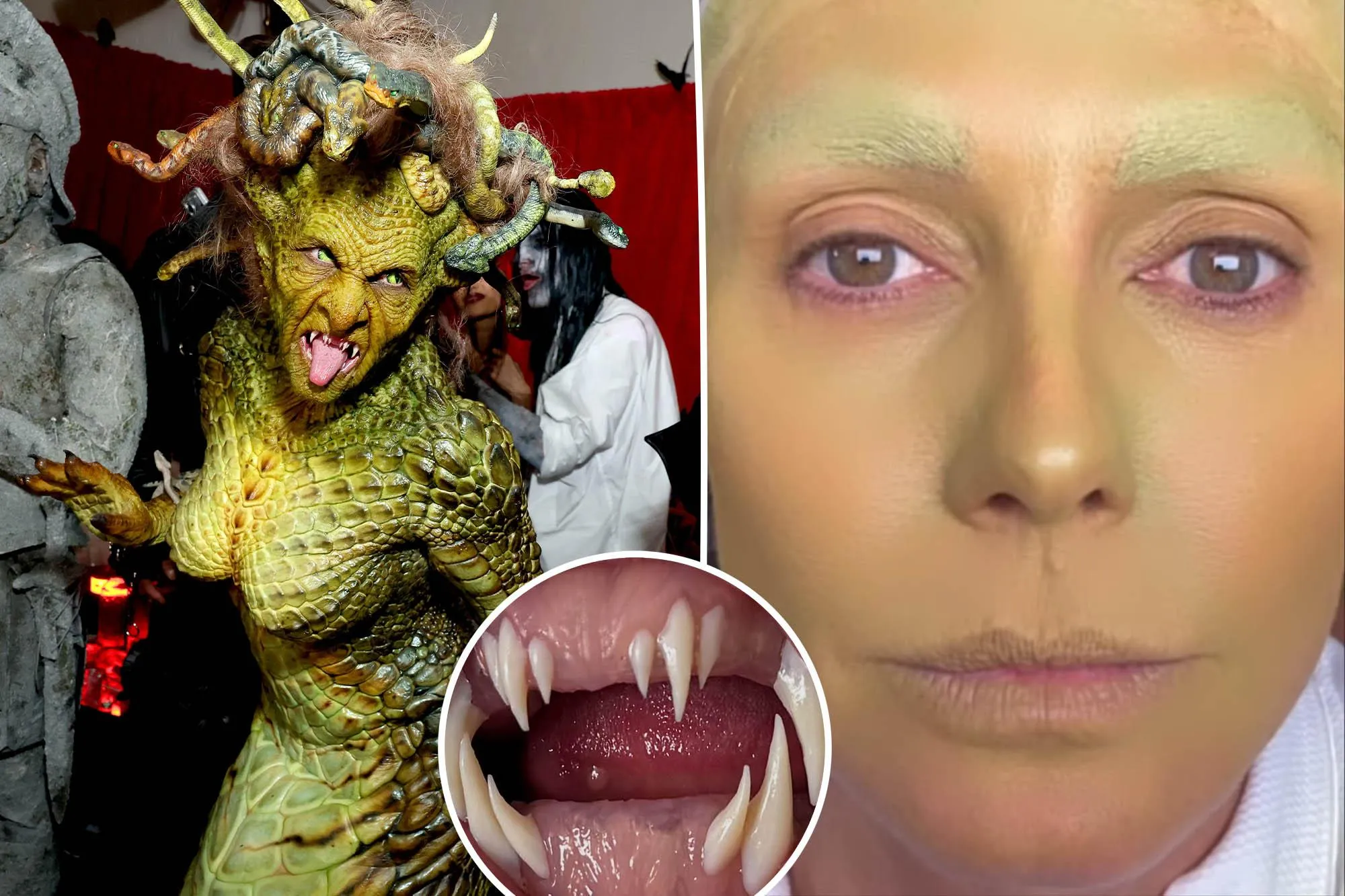 Heidi Klum shares amount of hours it took to transform into Medusa for Halloween 2025 party